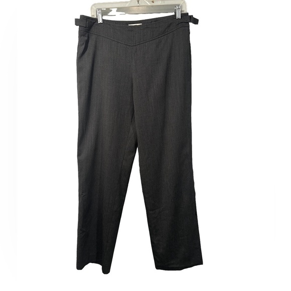 Talbots Pants - TALBOTS Size 8 Gray Wool and Lycra Stretch Dress Pants